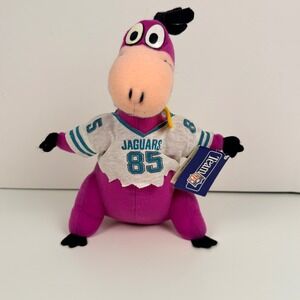 NWT Team NFL Hanna Barbera Dino The Flintstones #85 Jaguars Plush Vintage 1994